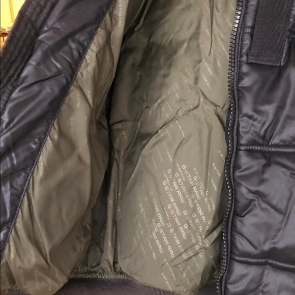 G-Star Raw BLACK Whistler Hooded Bomber - Picture 9 of 15